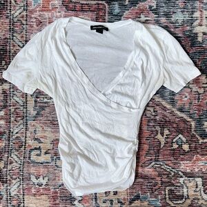 Something Navy white tank size XS